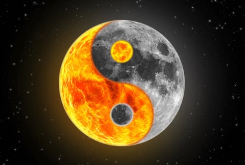 Lune yin yang